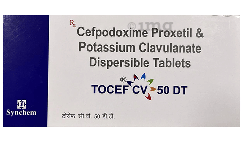 Tocef CV 50 DT Tablet image Tocef CV 50 DT Tablet image