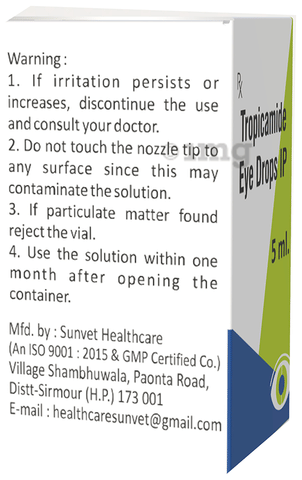Medolution Tropicamide Eye Drop image