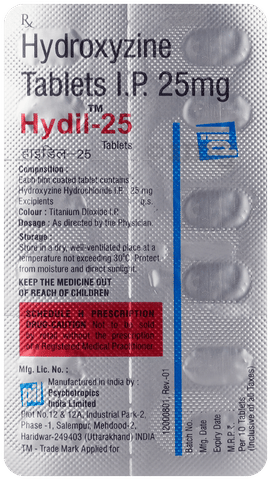 Hydil 25mg Tablet image