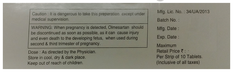 Olmark CT 20 Tablet