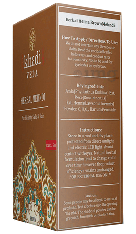 Buy Khadi Veda Burgundy Herbal Mehndi For Hair Conditioning Online at Best  Price | Distacart