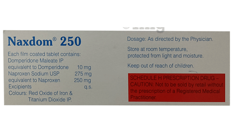 Naxdom 250 Tablet image Naxdom 250 Tablet image