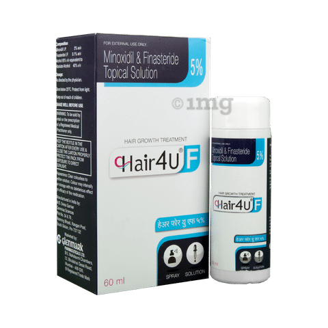 Hair 4U F Solution: View Uses, Side Effects, Price and Substitutes | 1mg