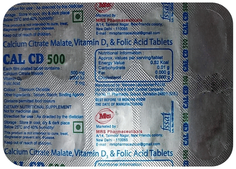 Cal CD 500 Tablet image