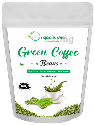 Organic Vasi Green Coffee Beans Decaffeinated 1