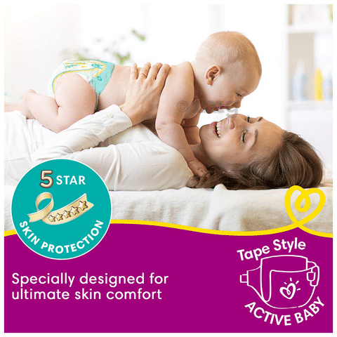 Pampers active baby small 46 count sale