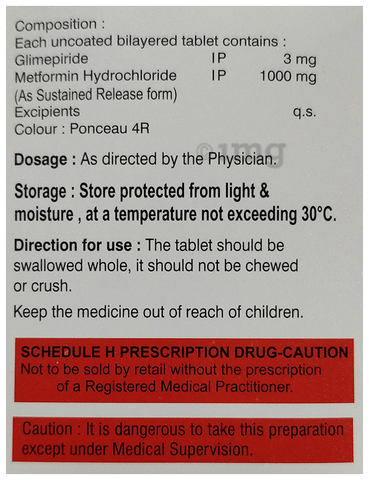 Glimecaid-M 3 Forte Tablet SR