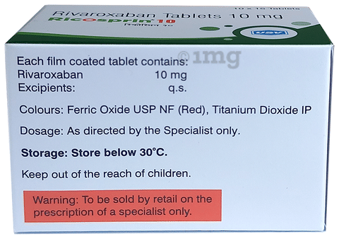 Ricosprin 10 Tablet image