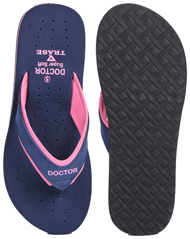 Girls new arrivals navy slippers