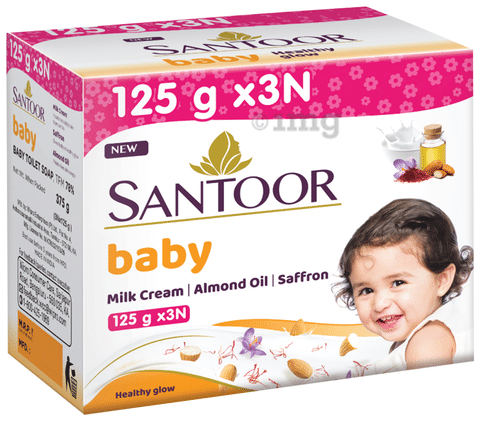 Santoor sales soap baby