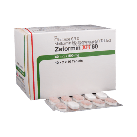 Zeformin XR 60 Tablet: View Uses, Side Effects, Price and Substitutes | 1mg
