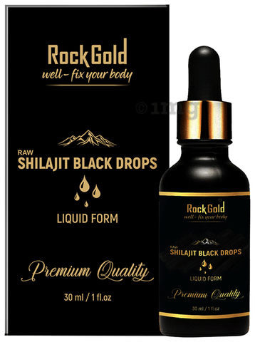 Rock Gold Raw Shilajit Black Drop: Buy bottle of 30.0 ml Drop at best price in India | 1mg