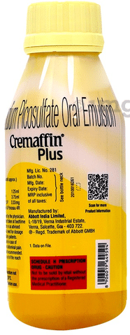 Cremaffin Plus  Syrup Refreshing Sugar Free