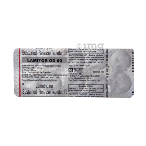 Lamitor OD 50 Tablet SR image