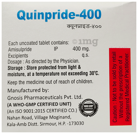 Quinpride 400 Tablet image