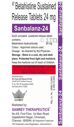 Sanbalanz 24 Tablet SR image