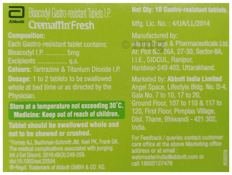 Cremaffin Fresh Tablet image