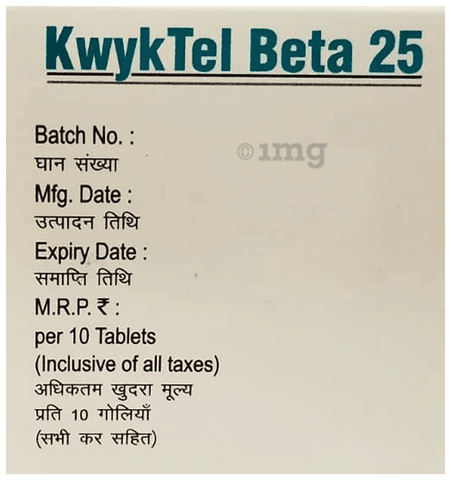 Kwyktel Beta 25 Tablet ER