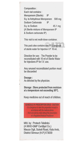 Bactocyte 500mg Injection image