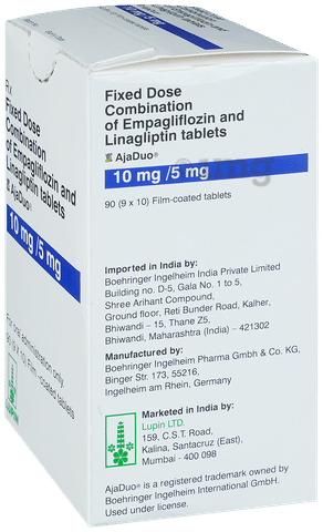 Ajaduo 10mg/5mg Tablet