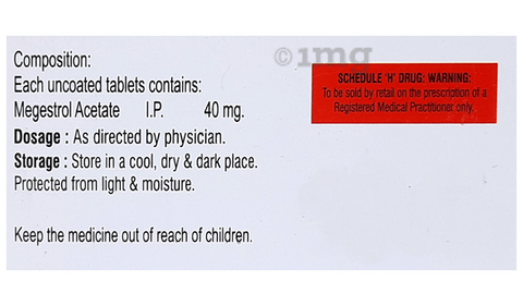 Megesym 40 Tablet image Megesym 40 Tablet image