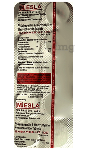 Gabames-NT 100 Tablet image