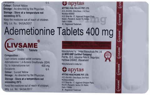 Livsame 400mg Tablet image Livsame 400mg Tablet image