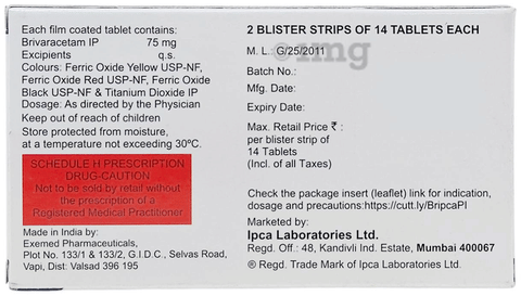 BRIPca 75mg Tablet image BRIPca 75mg Tablet image