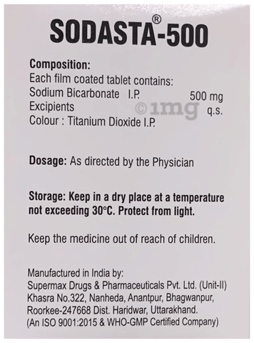 Sodasta 500 Tablet image