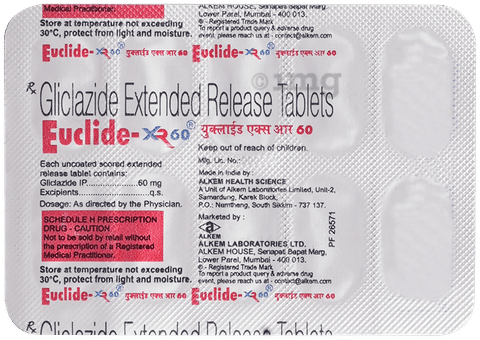 Euclide 60mg Tablet XR image Euclide 60mg Tablet XR image