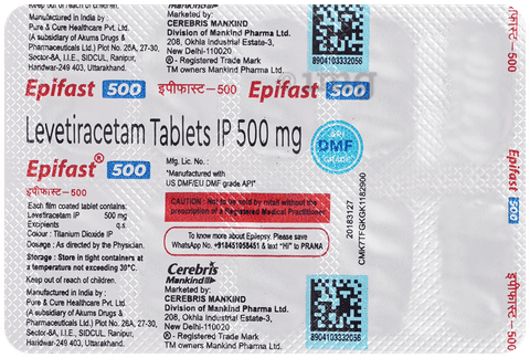 Epifast 500mg Tablet image