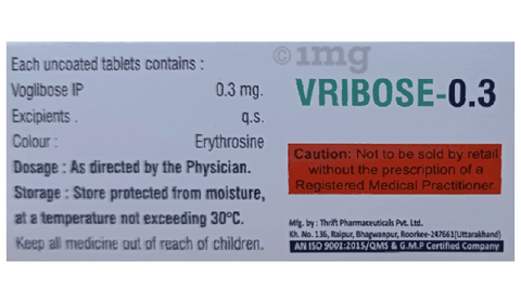 Vribose 0.3 Tablet image Vribose 0.3 Tablet image