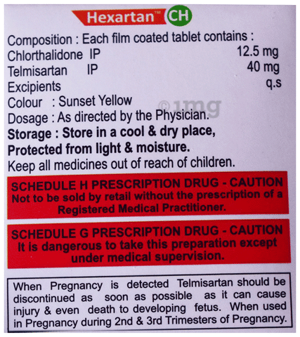 Hexartan CH Tablet image
