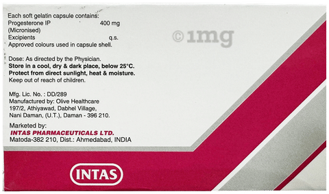 Utreva 400mg Capsule image Utreva 400mg Capsule image