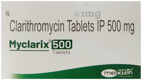 Myclarix 500 Tablet image Myclarix 500 Tablet image