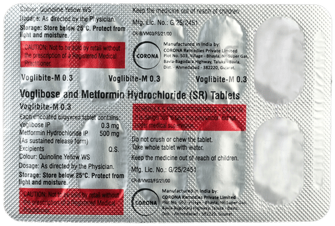 Voglibite-M 0.3 Tablet SR image