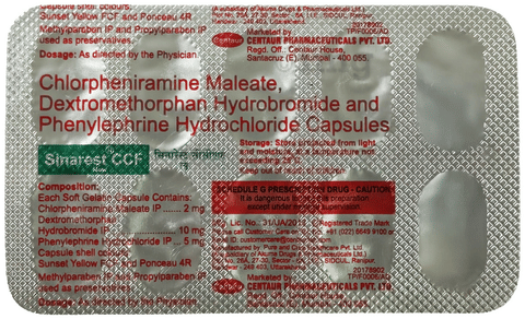 Sinarest CCF Capsule image Sinarest CCF Capsule image