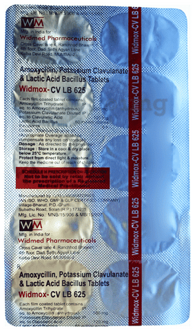 Widmox-CV LB Tablet image Widmox-CV LB Tablet image