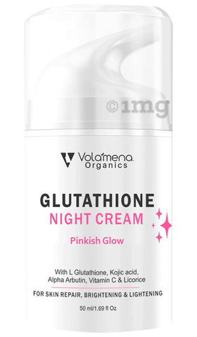 Volamena Organics Glutathione Night Cream: Buy pump bottle of 50.0 ml Cream at best price in India