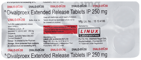 Divalid 250mg Tablet ER image Divalid 250mg Tablet ER image
