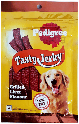 Pedigree Tasty Jerky Dog Food Grilled Liver Flavor: Buy packet of