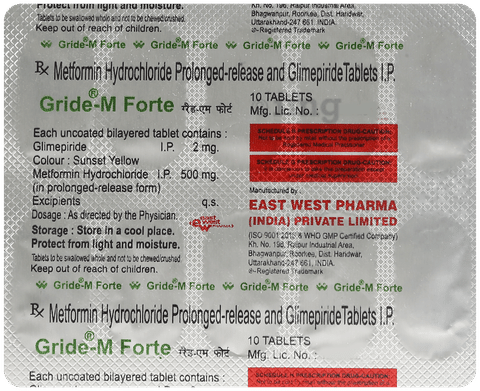 Gride-M Forte Tablet PR image
