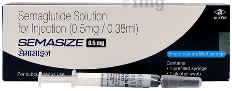 Buy Semasize single shot pre-filled syringe 0.5mg Online: View Uses, Side Effects, Price, Substitutes