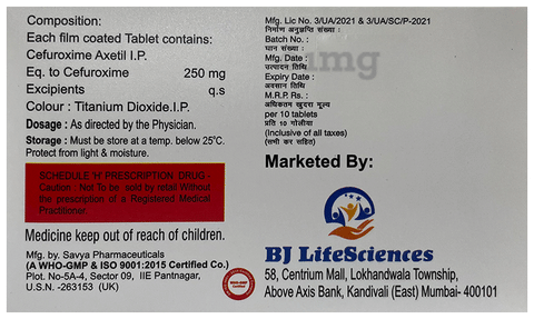 Bacticare 250 Tablet image