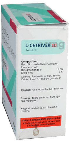 L-Cetriver 10 Tablet image
