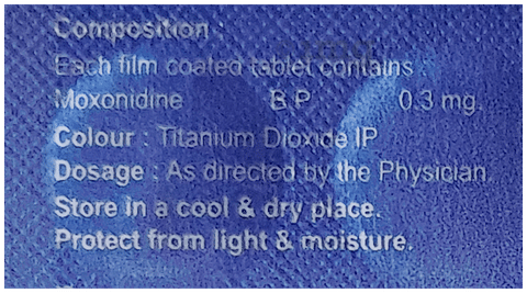 Moxonol 0.3mg Tablet image