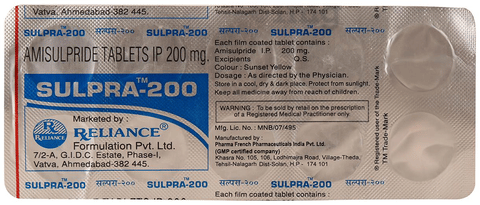 Sulpra 200mg Tablet image Sulpra 200mg Tablet image