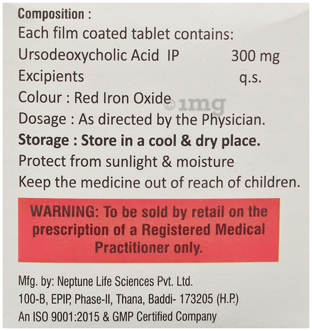 Ursosar 300 Tablet image