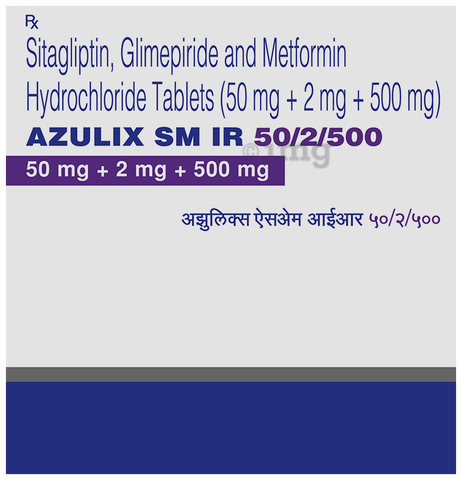 Buy Azulix SM IR 50/2/500 Tablet Online: View Uses, Side Effects, Price ...