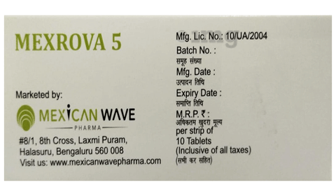 Mexrova 5 Tablet image Mexrova 5 Tablet image